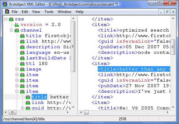 firstobject xml editor免安装版下载-firstobject xml editor中文版v2.4.1绿色版