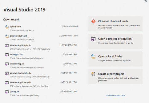 visual studio2019正式版