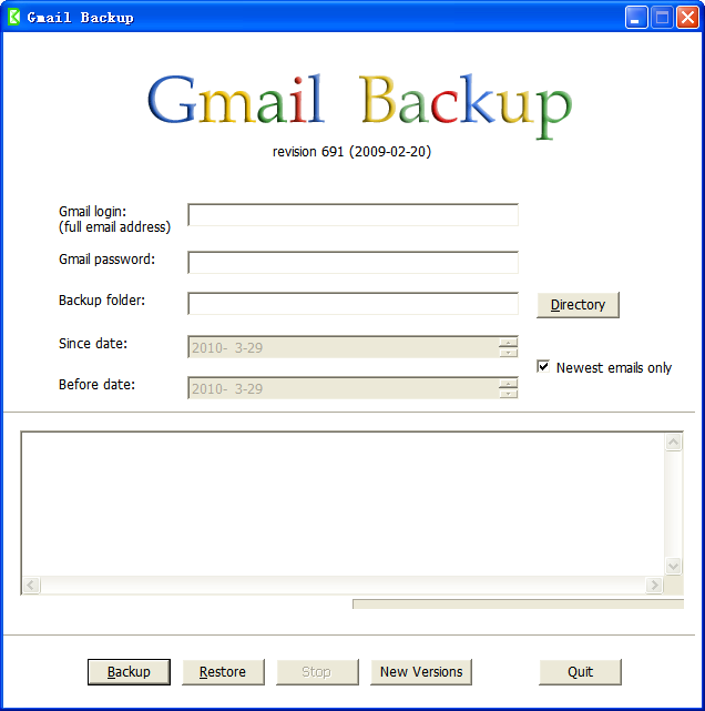 gmail backup电脑版