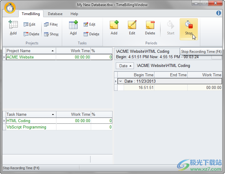ZPAY Time Billing Window(时间记录工具)