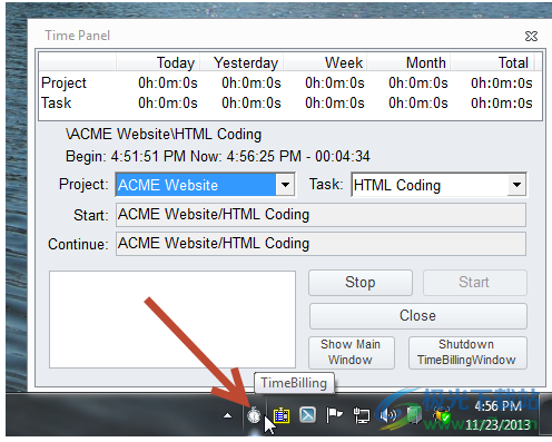 ZPAY Time Billing Window(时间记录工具)