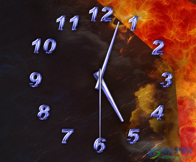 TheAeroClock中文版(桌面透明时钟)