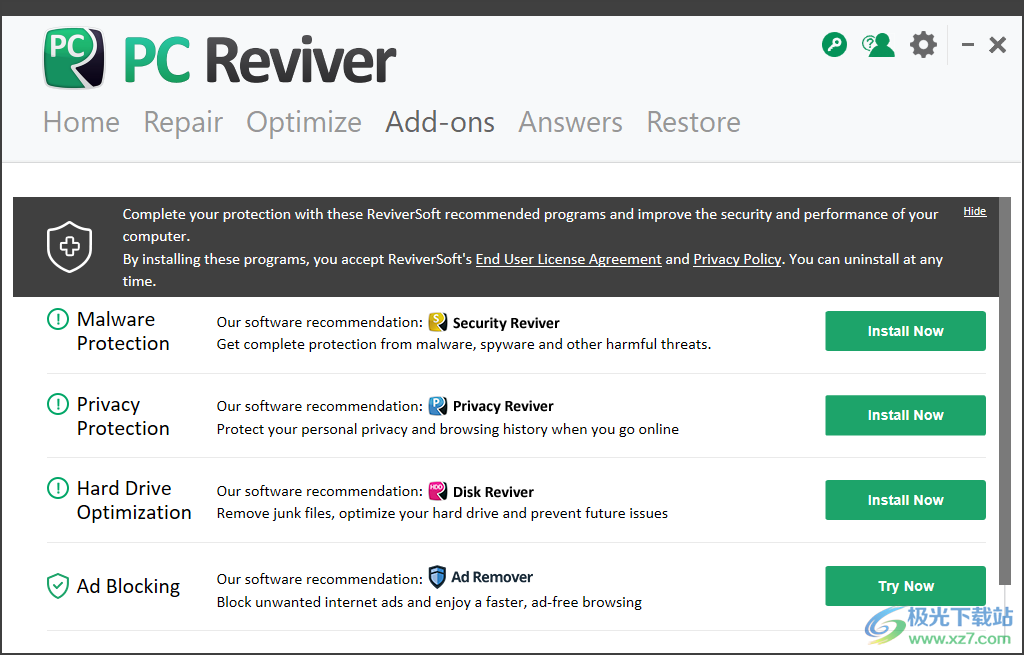 PC Reviver(电脑优化维护工具)