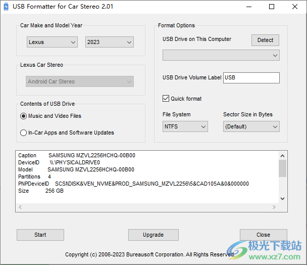 USB Formatter for Car Stereo软件下载-车载usb格式化工具v2.01 官方版