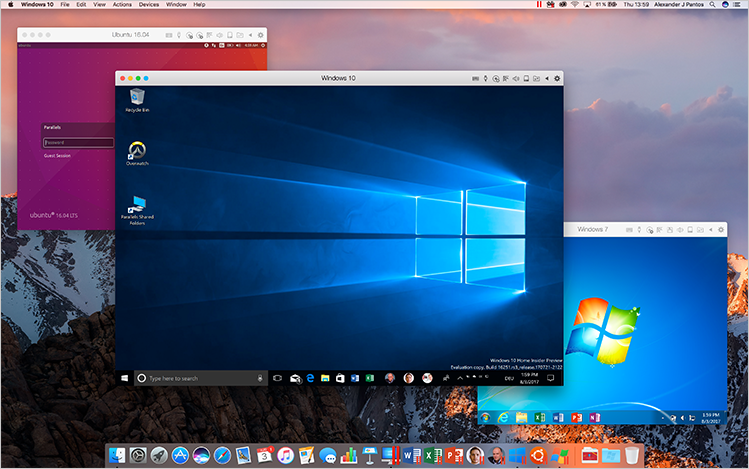 Parallels Desktop® 14 for Mac 截图