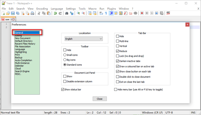 notepad++文本编辑器 notepad++绿色版