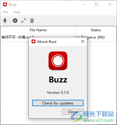Buzz软件下载-离线语音转文字工具v0.7.0 免费版