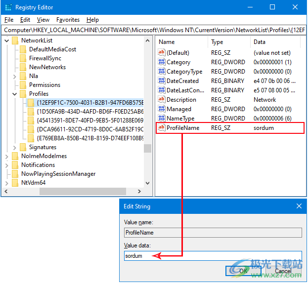 Network Profile Name Changer(网络配置修改工具)