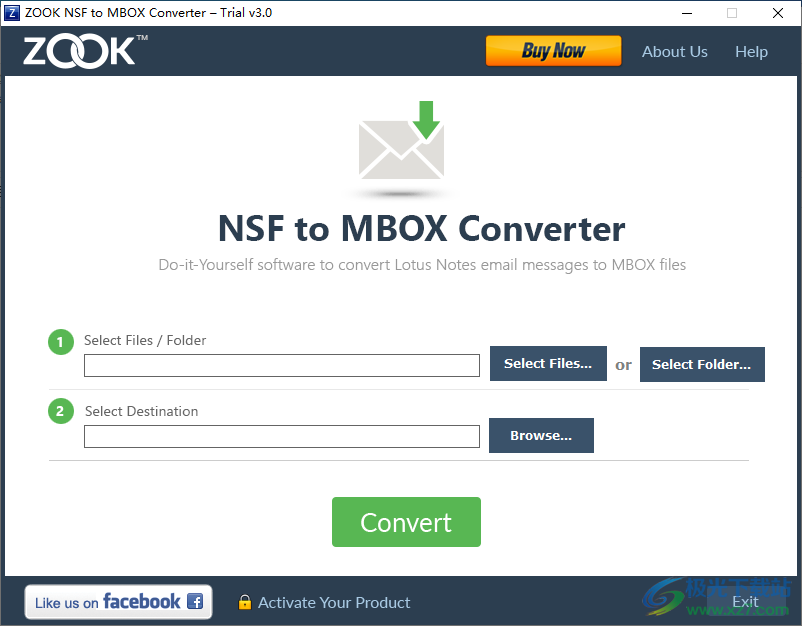 ZOOK NSF to MBOX Converter软件下载-nsf邮件转换mbox软件v3.0 官方版