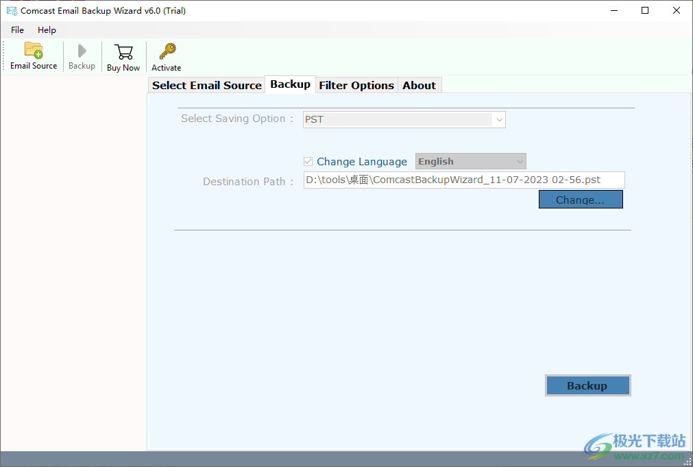 Comcast Email Backup Wizard(邮件转换工具)