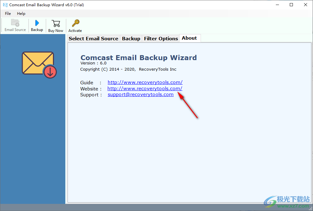 Comcast Email Backup Wizard(邮件转换工具)