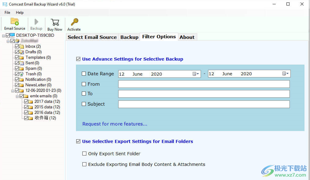 Comcast Email Backup Wizard(邮件转换工具)