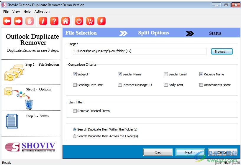 Shoviv Outlook Duplicate Remover(邮件管理工具)