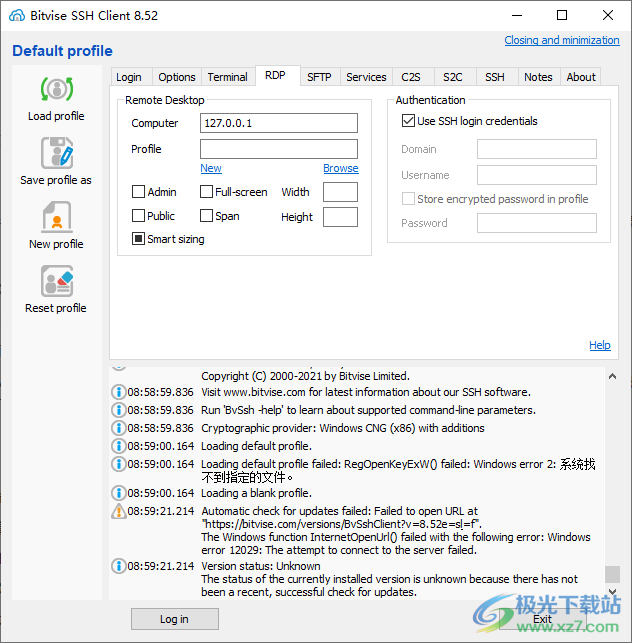 Bitvise SSH Client(端口转发)