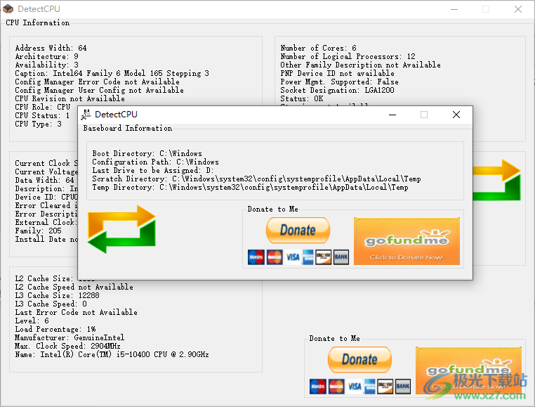 DetectCPU(CPU信息查看软件)