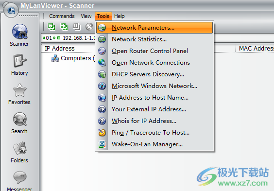 局域网扫描软件(MyLanViewer)