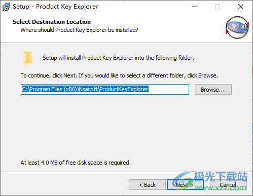Nsasoft Product Key Explorer破解版