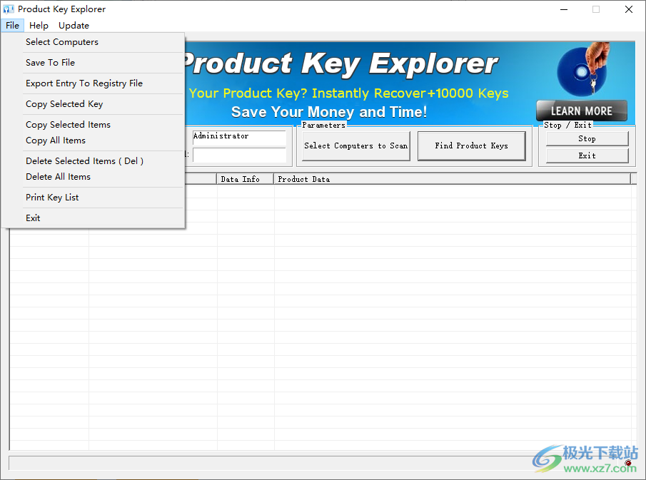 Nsasoft Product Key Explorer破解版