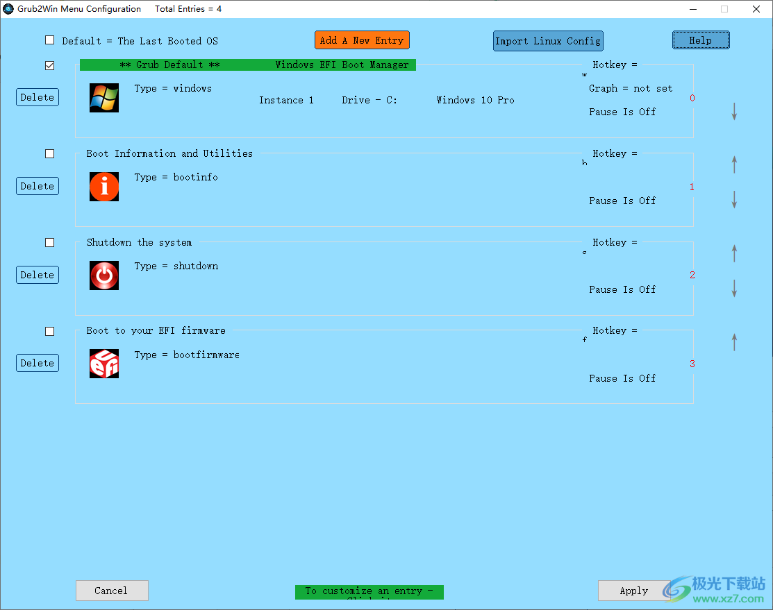 grub2win完整版下载-grub2win双系统启动引导工具v2.3.5.0 安装版