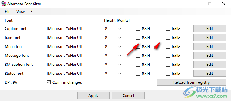 Alternate Font Sizer(Win10字体设置工具)