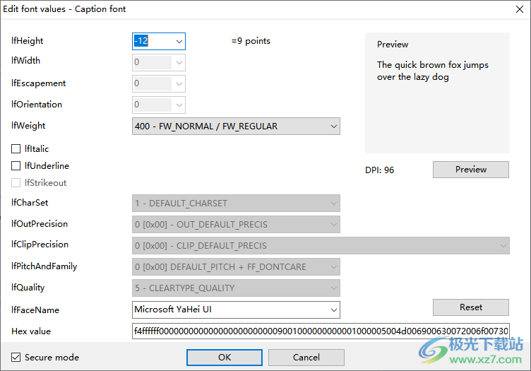 Alternate Font Sizer(Win10字体设置工具)
