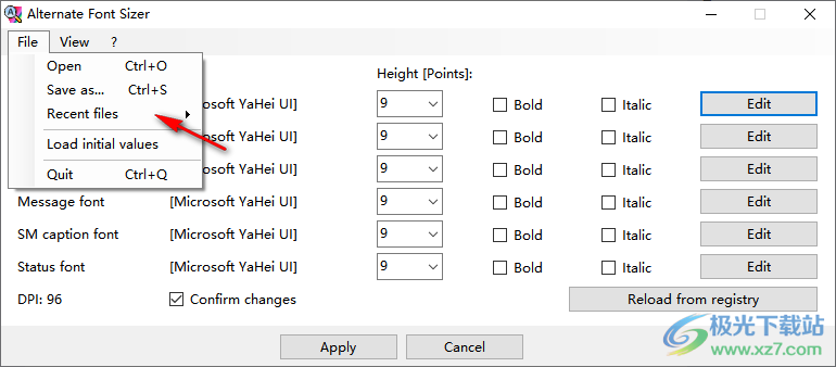 Alternate Font Sizer(Win10字体设置工具)