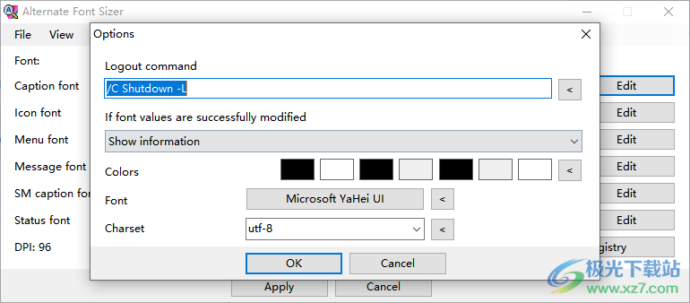 Alternate Font Sizer(Win10字体设置工具)