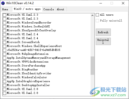 Win10Clean下载-Windows系统精简工具v0.14.2 绿色版