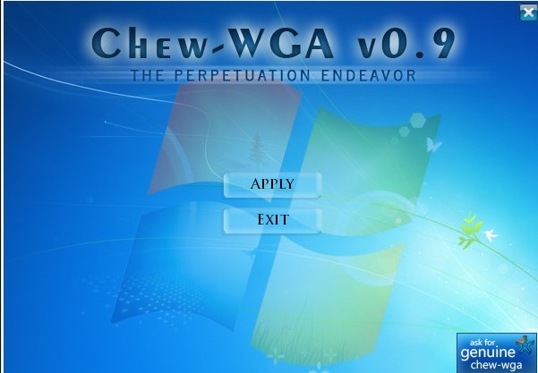 chew wga激活工具下载-win7激活工具chew wgav0.9 绿色版