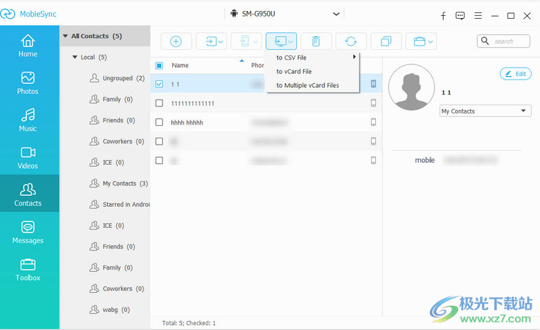 Aiseesoft MobieSync(手机数据传输工具)