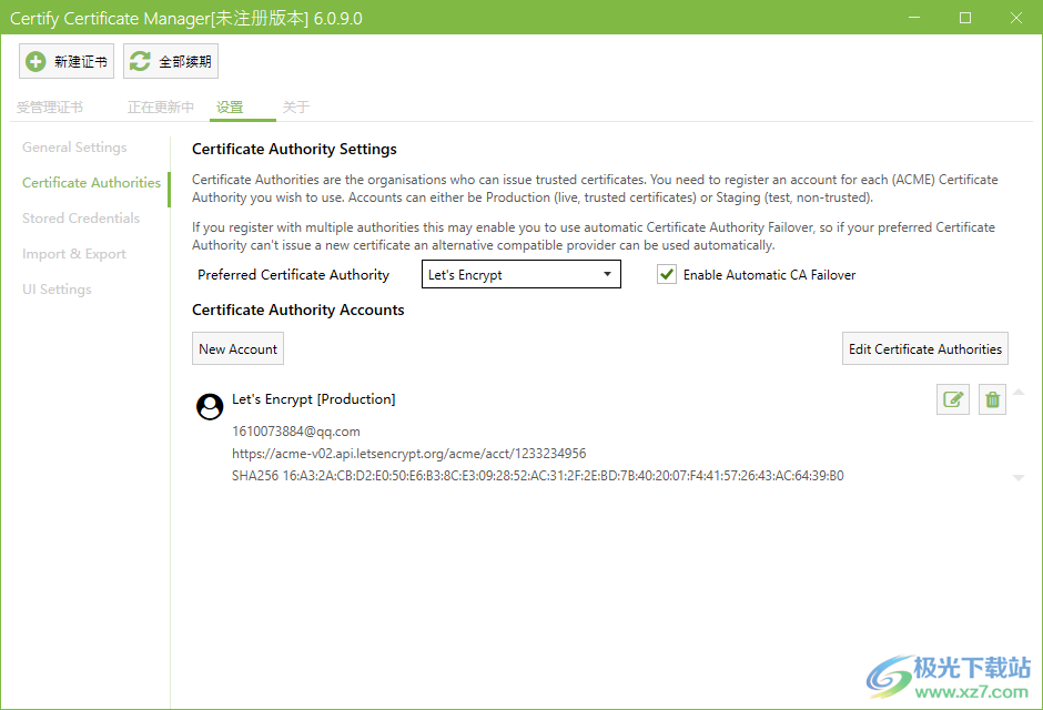 Certify The Web(SSL证书管理软件)
