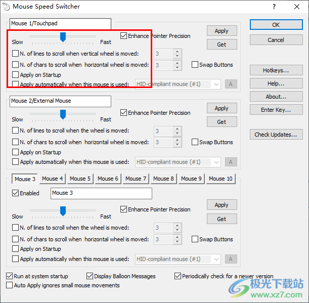 Mouse Speed Switcher(鼠标速度切换软件)