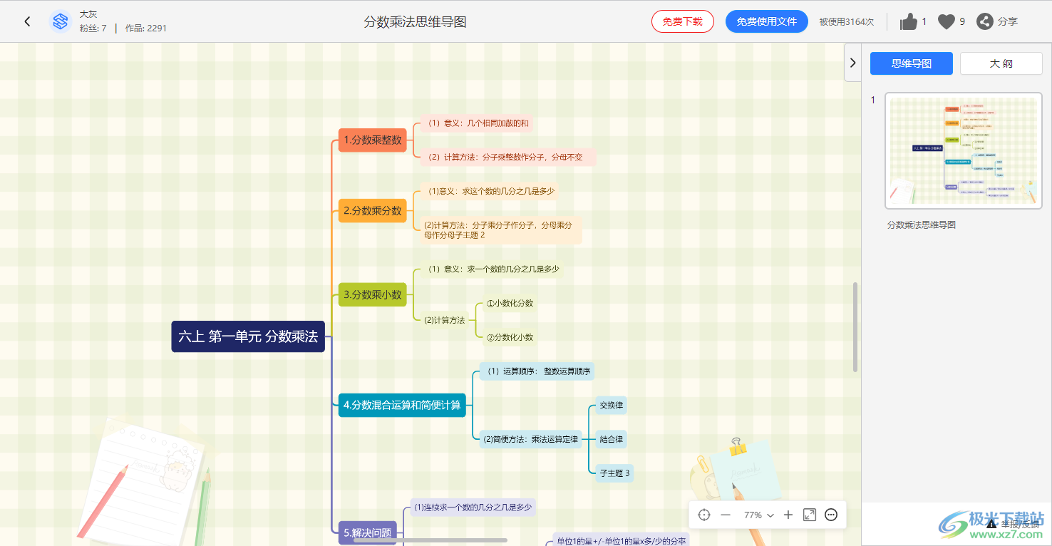 树图思维导图