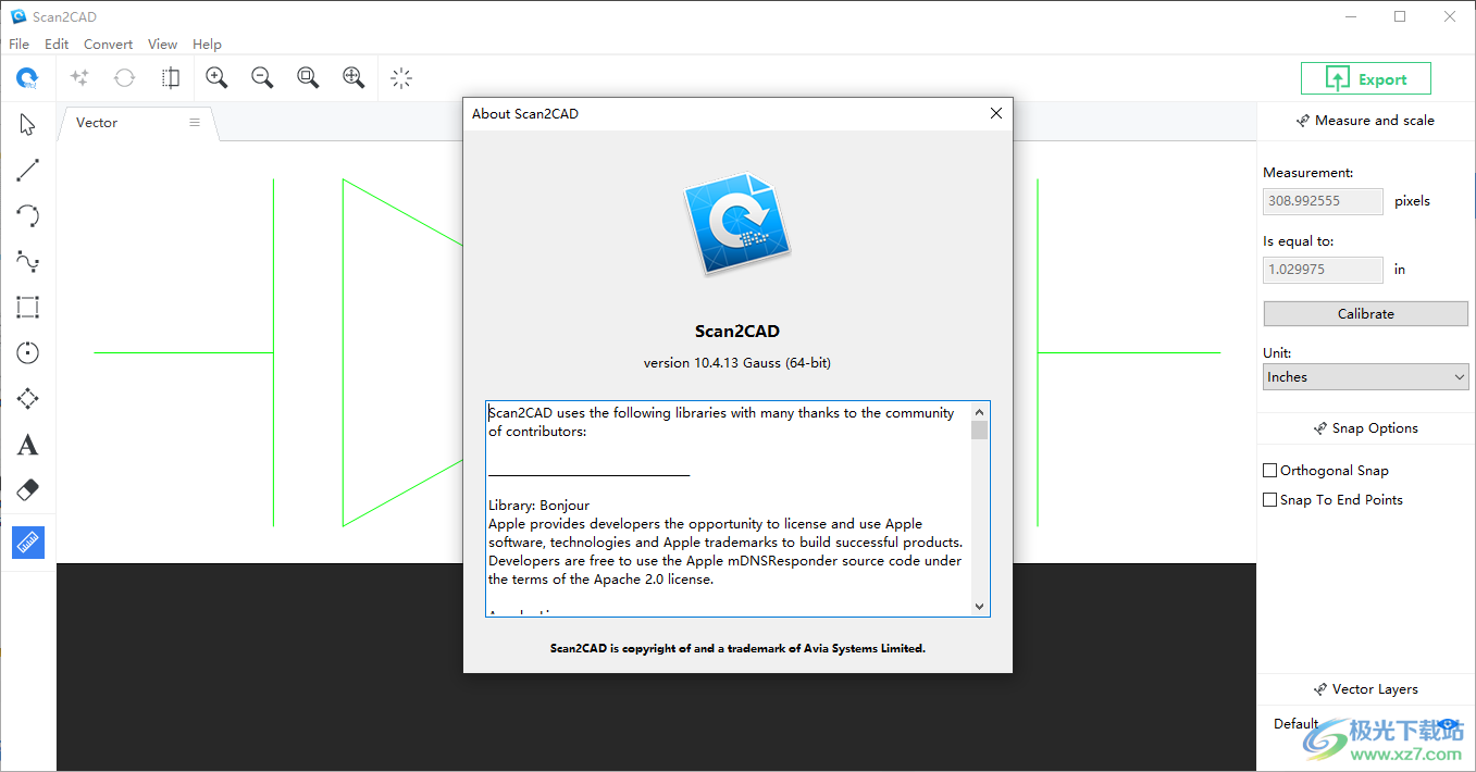Scan2CAD软件下载-图片转CAD软件v10.4.13 免费版