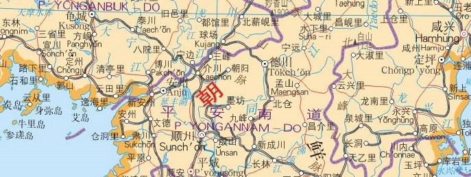 朝鲜地图中文版全图电子版下载-朝鲜地图中文版全图高清版