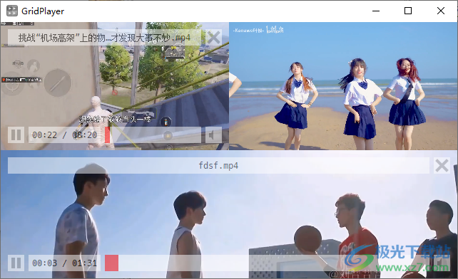 GridPlayer(多视频同时播放工具)
