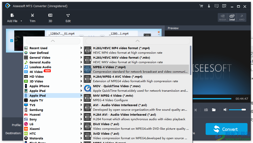 Aiseesoft MTS Converter(视频转换)