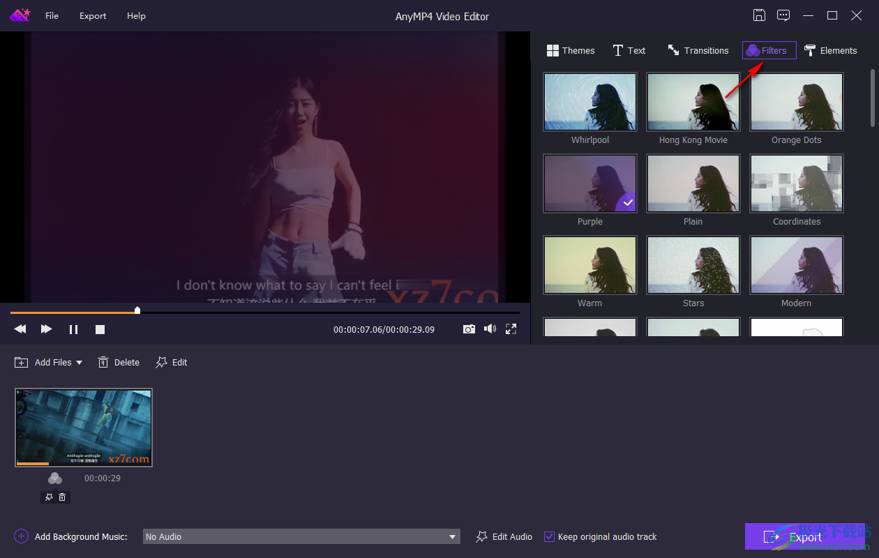 AnyMP4 Video Editor(视频编辑软件)