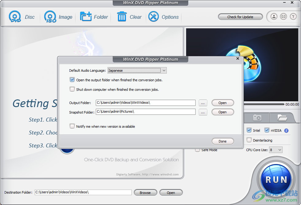 WinX DVD Ripper Platinum(DVD转录软件)