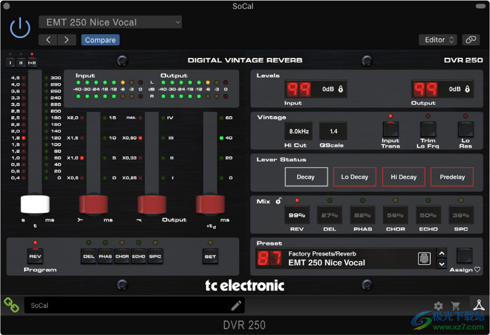 DVR250软件下载-数字混响工具v2.0.02 官方版