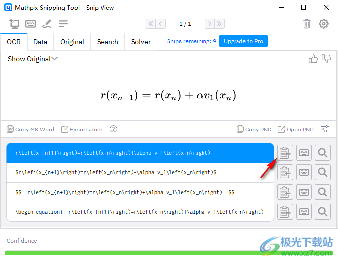 mathpix snipping tool(公式编辑器)