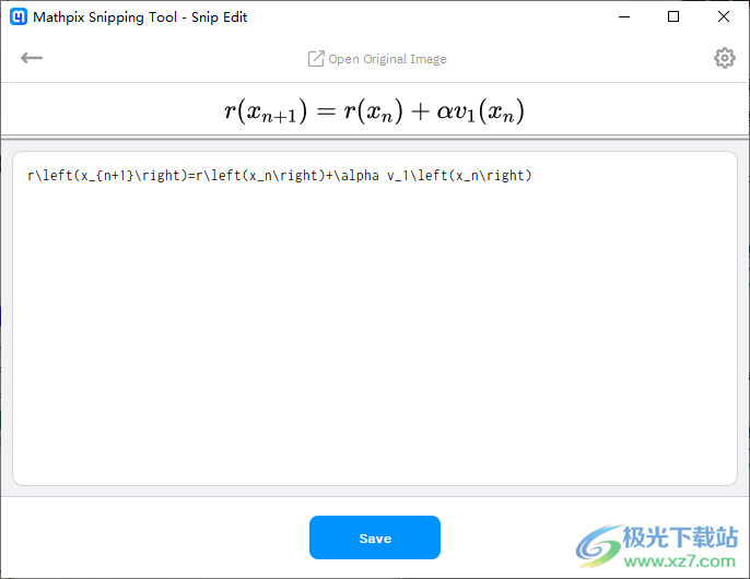 mathpix snipping tool(公式编辑器)