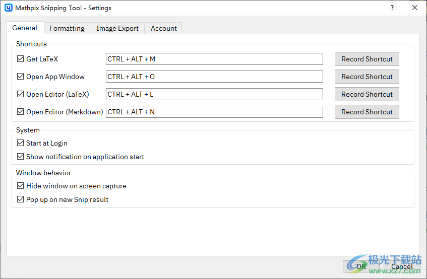 mathpix snipping tool(公式编辑器)