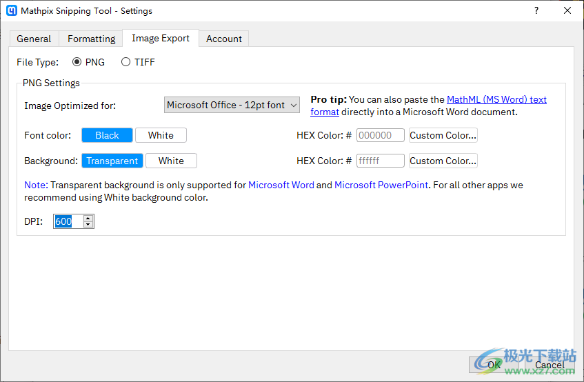 mathpix snipping tool(公式编辑器)