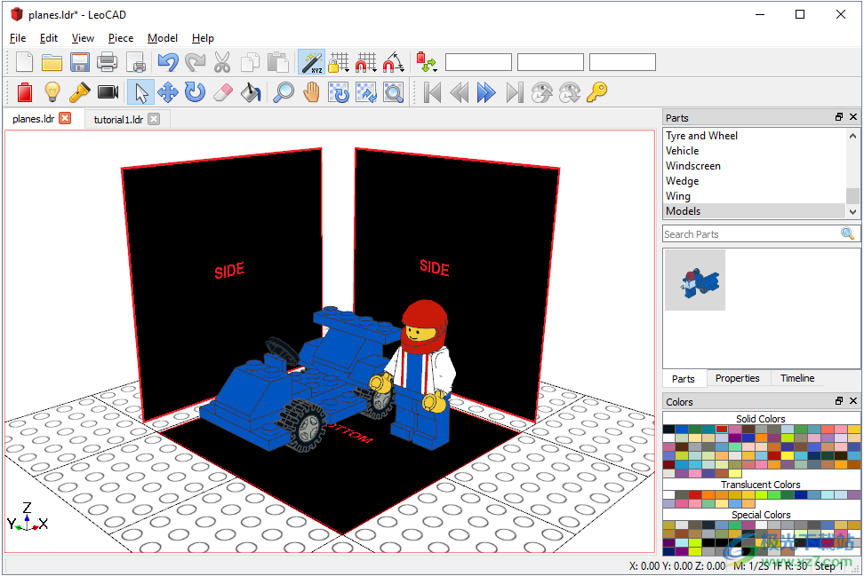LeoCAD软件(乐高模型制作)