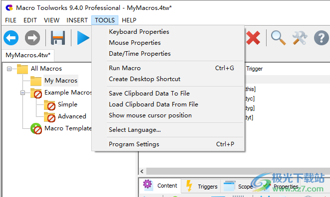 macro toolworks pro破解版(键盘鼠标宏编程录制工具)
