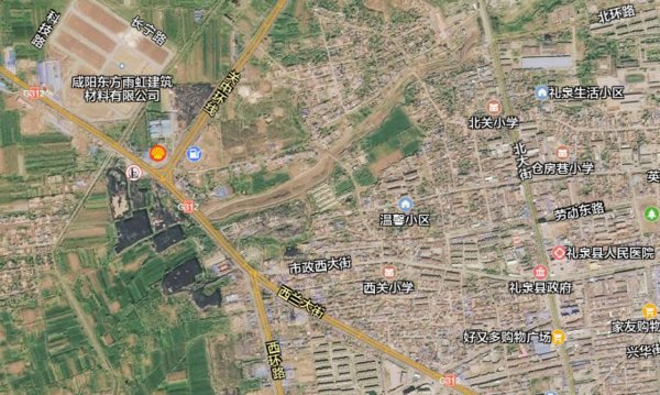 陕西省咸阳市礼泉县地图下载-礼泉县地图全图高清版全版