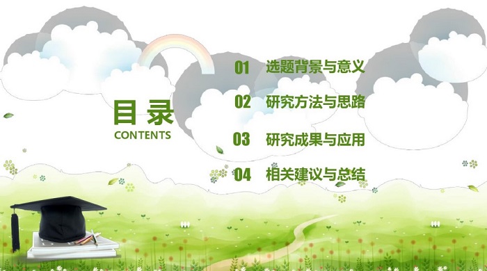 大学生毕业答辩ppt模板