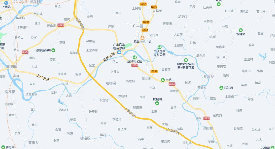 广丰县地图全图高清版下载-江西广丰县地图高清版完整版