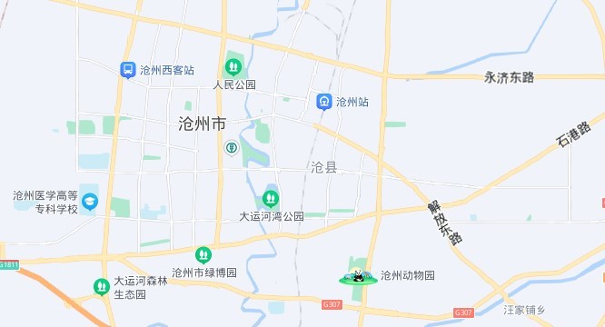 沧州地图全图高清版